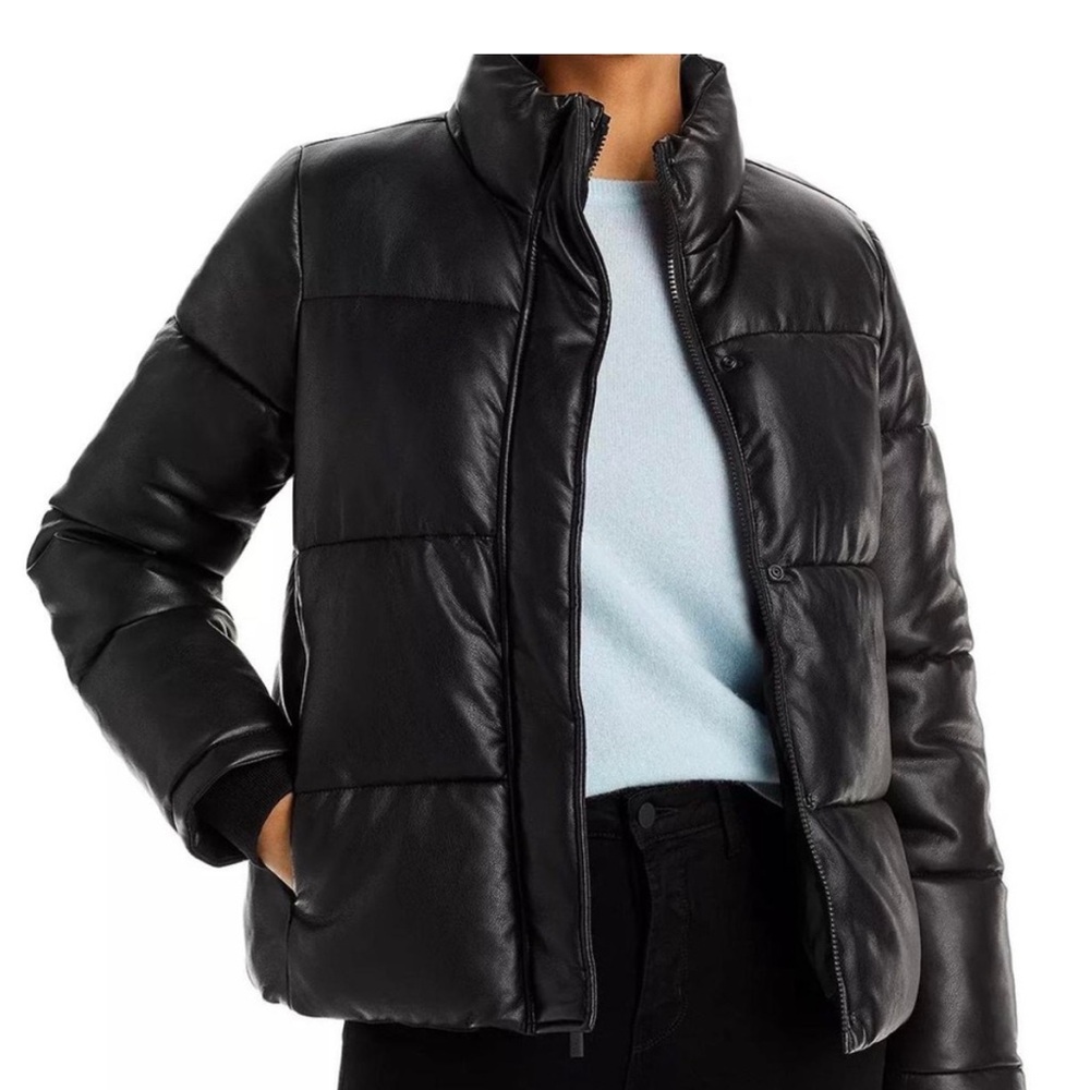 Andrew Marc x Richard Chai Lambskin Puffer Jacket